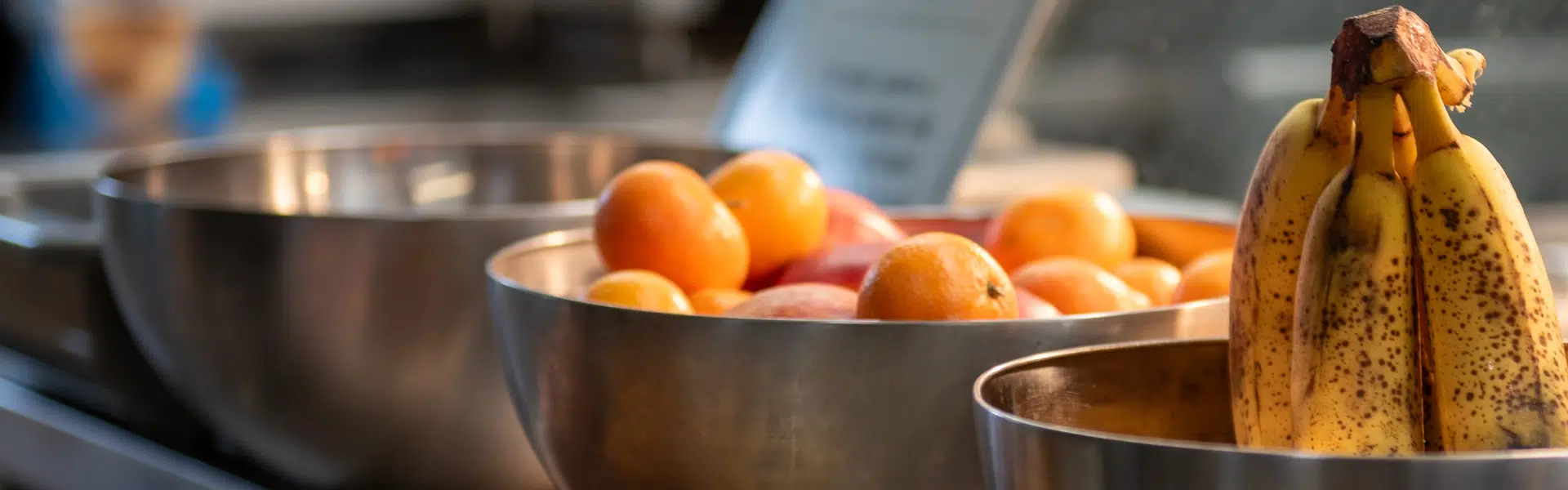 Fresh fruit in our day centre kitchen